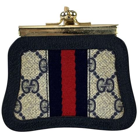 gucci coin purse blue